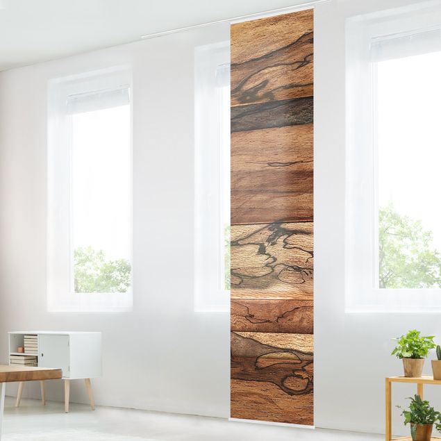 Paneles japoneses efecto piedra y madera Wooden Wall Flamed