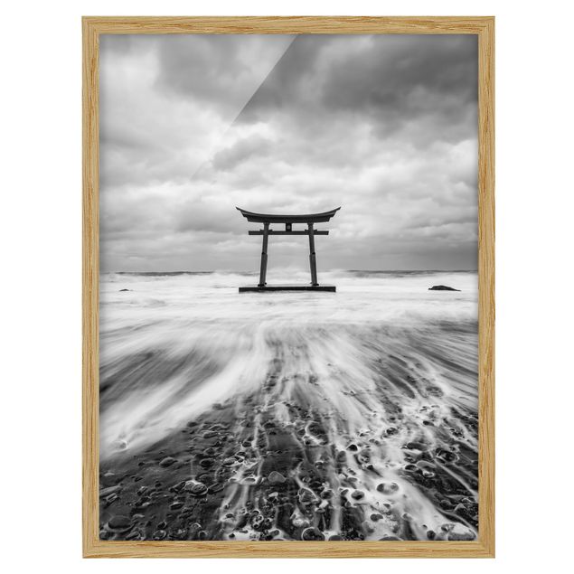 Cuadros arquitectura Japanese Torii In The Ocean
