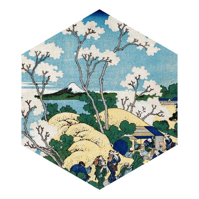 Papel pintado ciudades Katsushika Hokusai - The Fuji Of Gotenyama