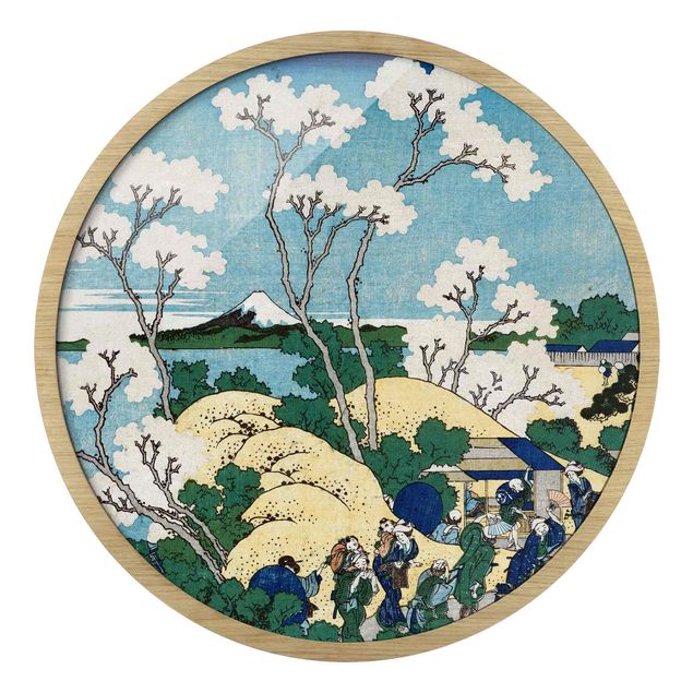 Cuadros de paisajes naturales  Katsushika Hokusai - The Fuji Of Gotenyama