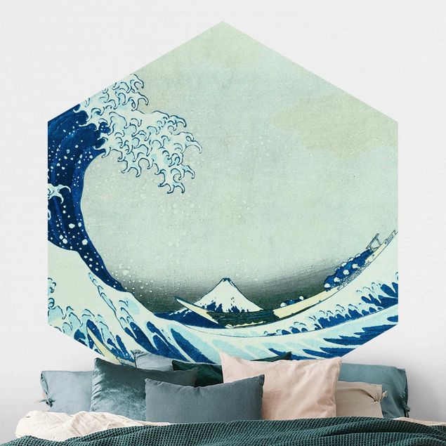 Decoración de cocinas Katsushika Hokusai - The Great Wave At Kanagawa