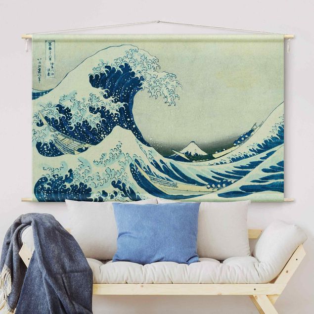 Tapices naturaleza Katsushika Hokusai - The Great Wave At Kanagawa