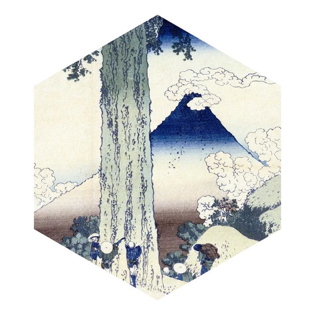 Papel pintado moderno Katsushika Hokusai - Mishima Pass In Kai Province