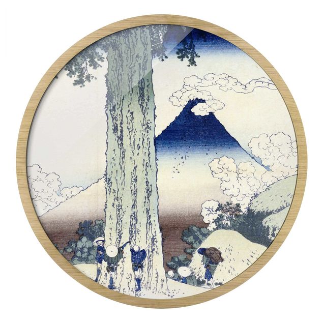 Cuadros de ciudades Katsushika Hokusai - Mishima Pass In Kai Province