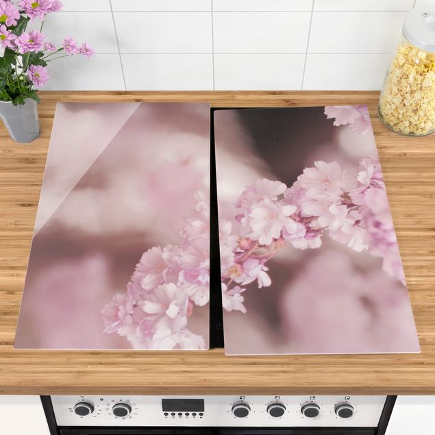 Decoración cocina Cherry Blossoms In Purple Light