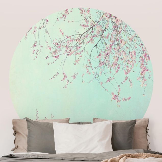 Papel pintado floral Cherry Blossom Yearning