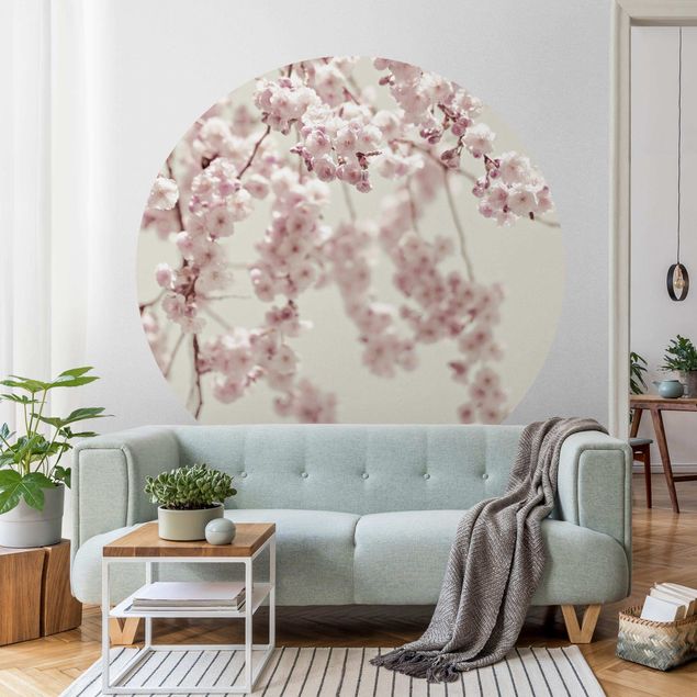Papel pintado moderno Dancing Cherry Blossoms