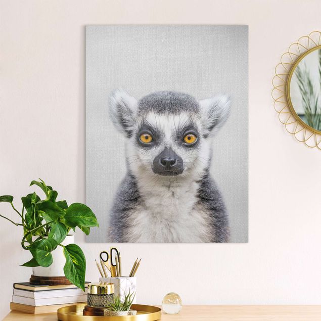 Lienzos de monos Lemur Ludwig