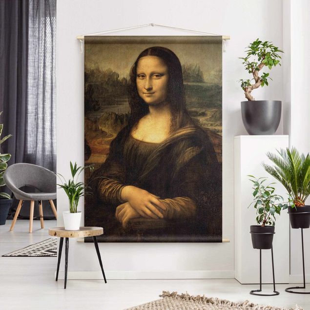Tapices modernos para pared Leonardo da Vinci - Mona Lisa