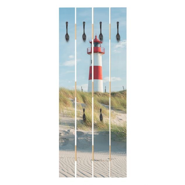 Percheros de pared Lighthouse At The North Sea