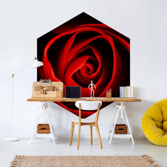 Papel pintado salón moderno Lovely Rose