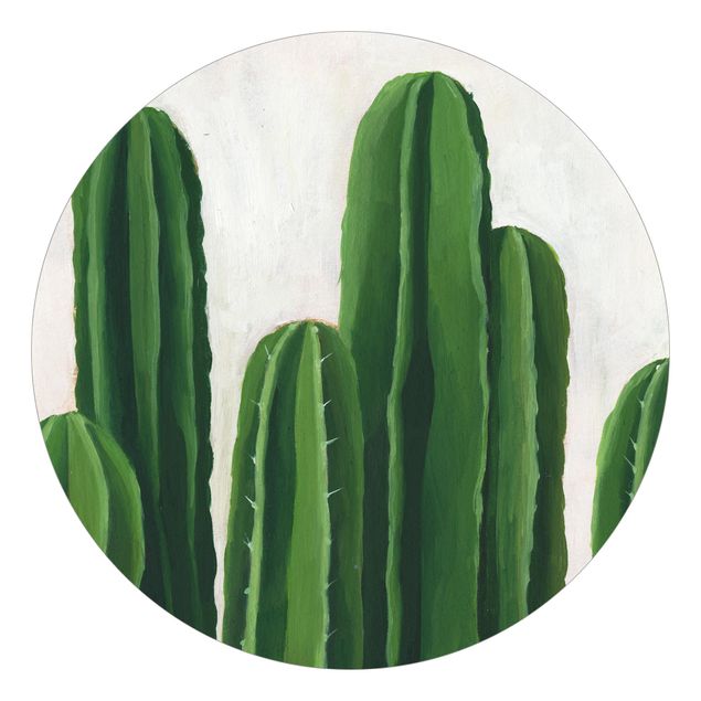 Papel pared verde Favorite Plants - Cactus