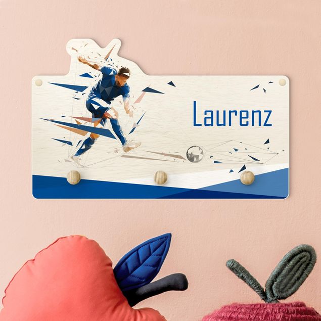 Percheros de pared con frases Favourite Club Royal Blue With Customised Name