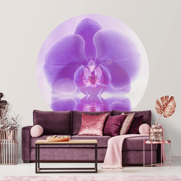 Decoración de cocinas Purple Orchid On Water
