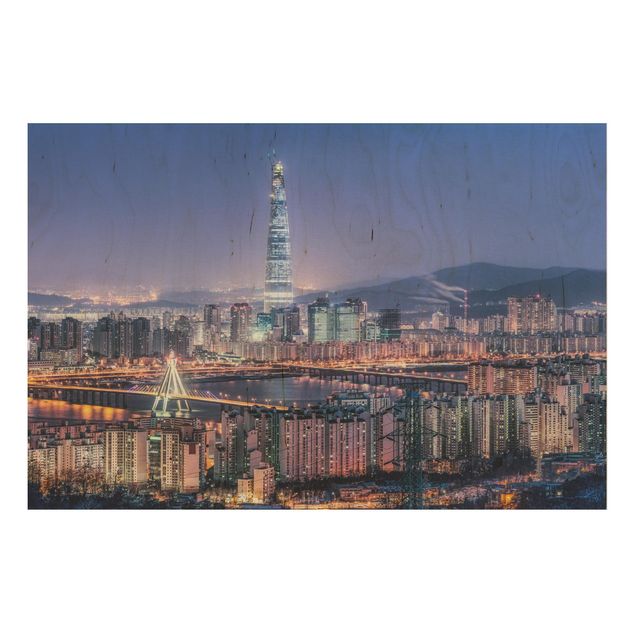 Cuadros Lotte World Tower At Night