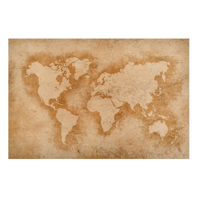 Tableros magnéticos mapamundi Antique World Map