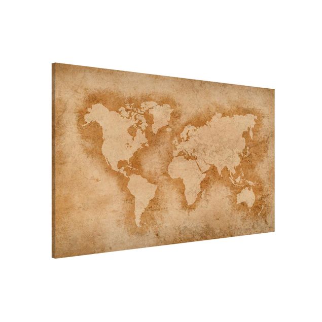Decoración en la cocina Antique World Map