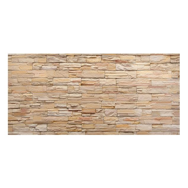 Cuadros 3d Asian Stonewall - High Bright Stonewall Made Of Cosy Stones