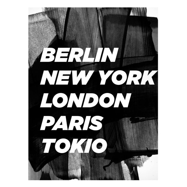 cuadros-arquitectura-skyline-londres Berlin New York London