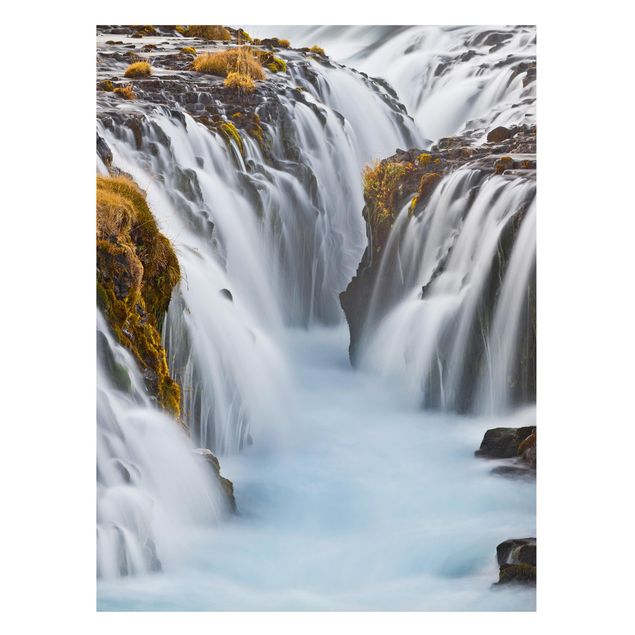 Cuadro con paisajes Brúarfoss Waterfall In Iceland