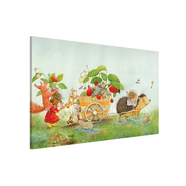 Decoración habitación infantil Little Strawberry Strawberry Fairy - With Hedgehog
