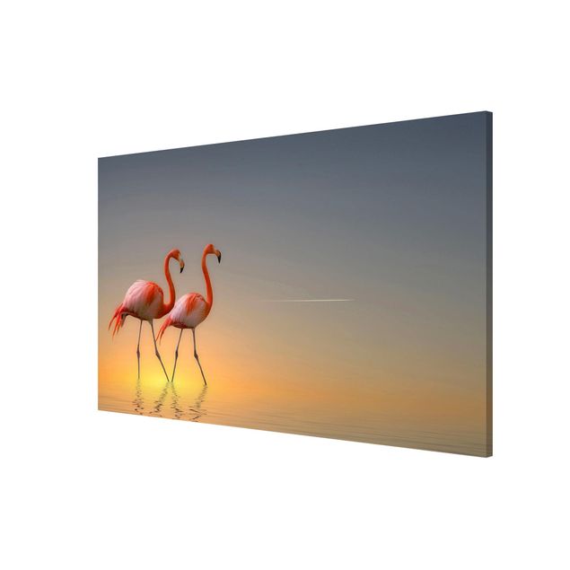 Cuadros africanos modernos Flamingo Love