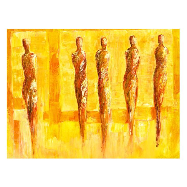 Reproducciónes de cuadros Petra Schüßler - Five Figures In Yellow