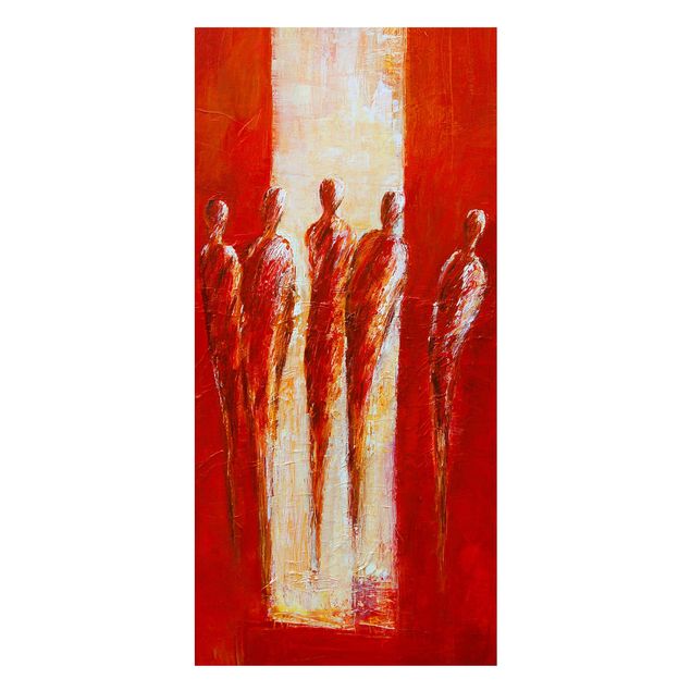 Cuadros famosos Petra Schüßler - Five Figures In Red 02