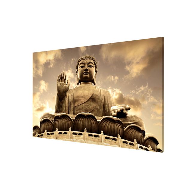 Cuadros zen Big Buddha Sepia