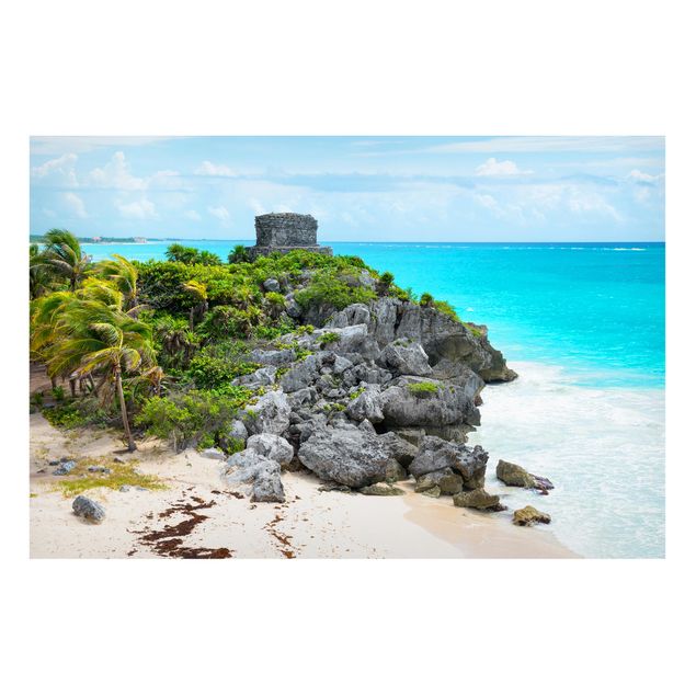 Cuadros de paisajes naturales  Caribbean Coast Tulum Ruins