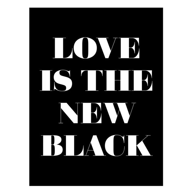 Tableros magnéticos frases Love Is The New Black
