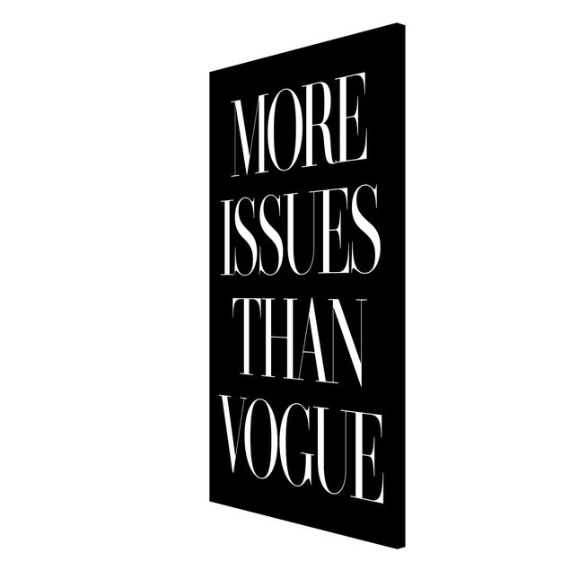 Cuadros frases More Issues Than Vogue