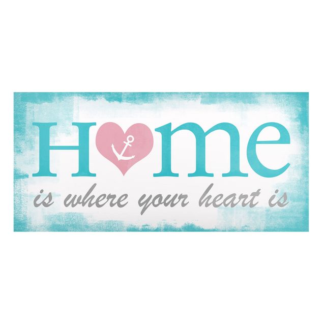 Tableros magnéticos frases No.YK33 Home Is Where Your Heart Is