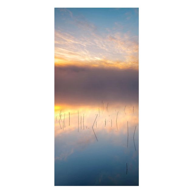 Cuadro con paisajes Sunrise Swedish Lake
