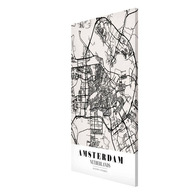 Tableros magnéticos frases Amsterdam City Map - Classic