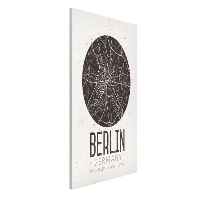 Decoración en la cocina City Map Berlin - Retro