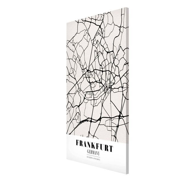 Tableros magnéticos frases Frankfurt City City Map - Classical