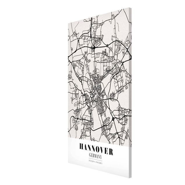 Tableros magnéticos frases Hannover City Map - Classic