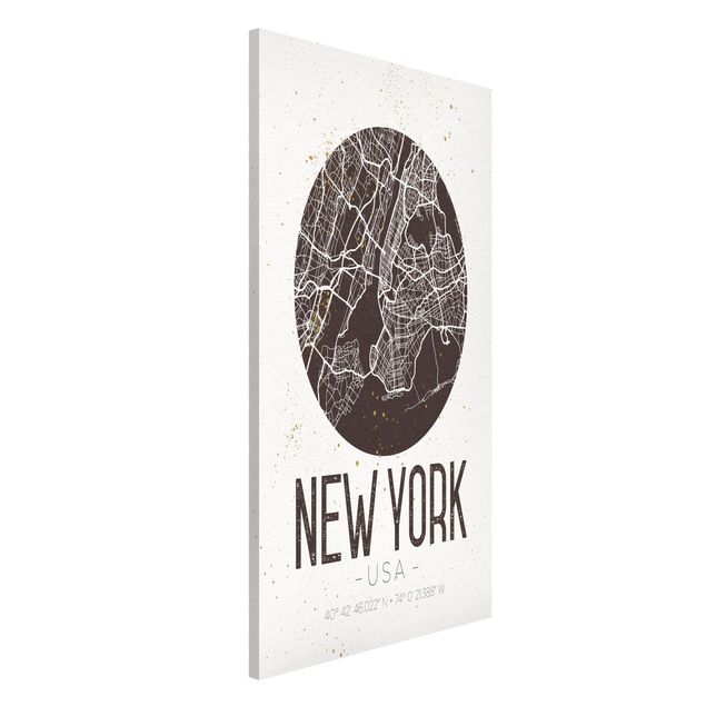 Decoración cocina New York City Map - Retro