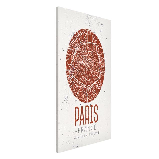 Decoración cocina City Map Paris - Retro