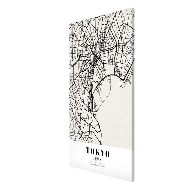 Tableros magnéticos mapamundi Tokyo City Map - Classic