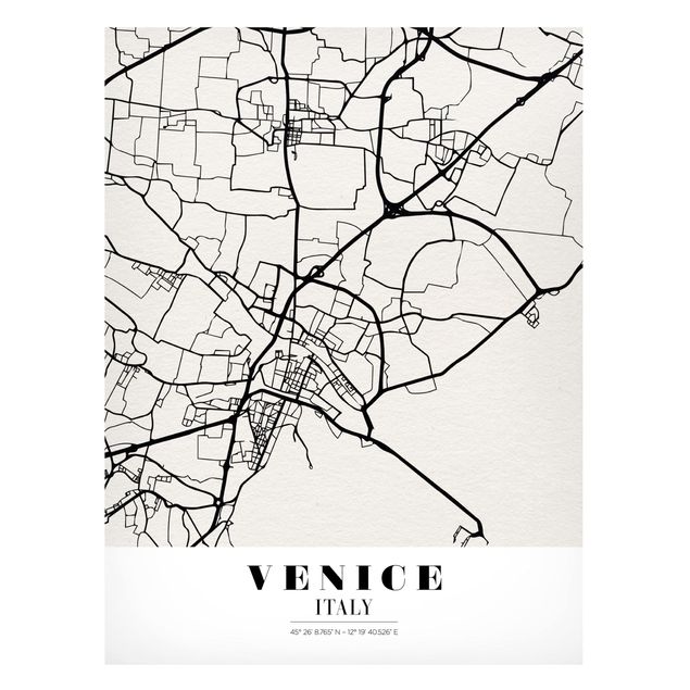 Tableros magnéticos mapamundi Venice City Map - Classic