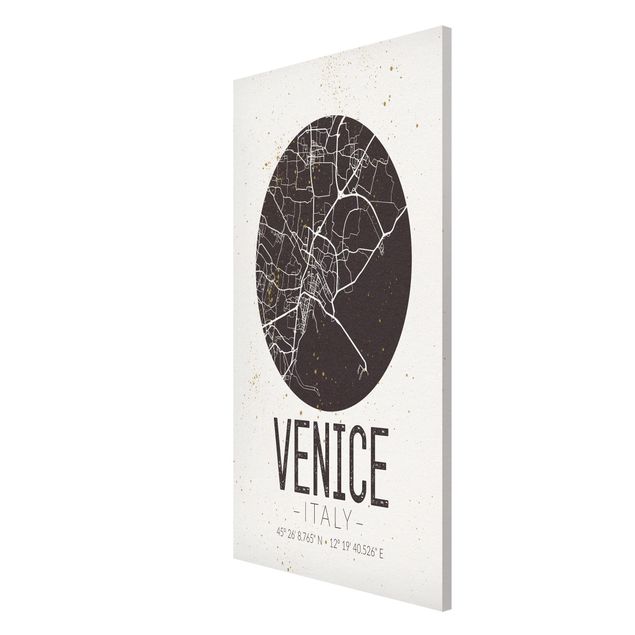 Tableros magnéticos frases Venice City Map - Retro