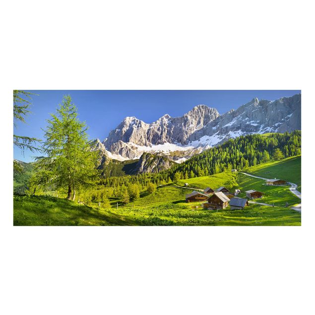 Cuadros de paisajes de montañas Styria Alpine Meadow