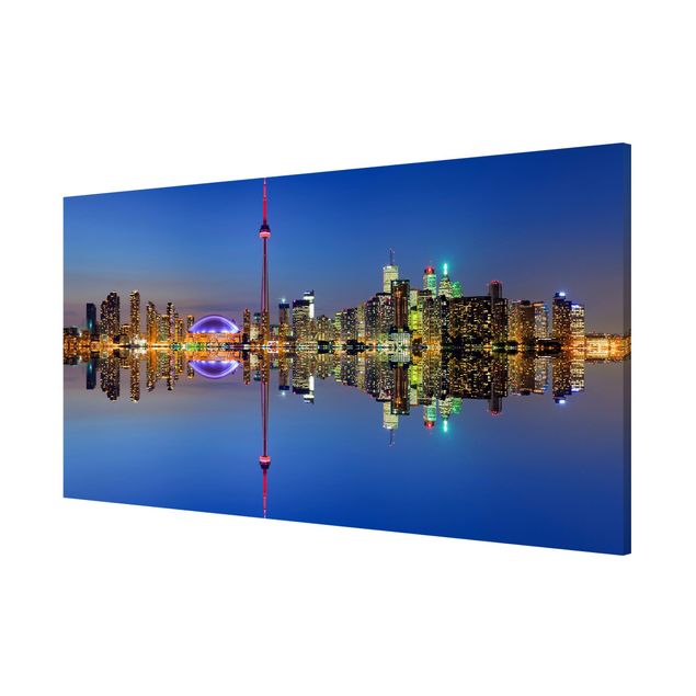 Cuadros modernos Toronto City Skyline Before Lake Ontario