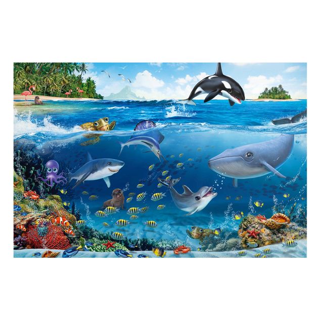 Tableros magnéticos animales Animal Club International - Underwater World With Animals
