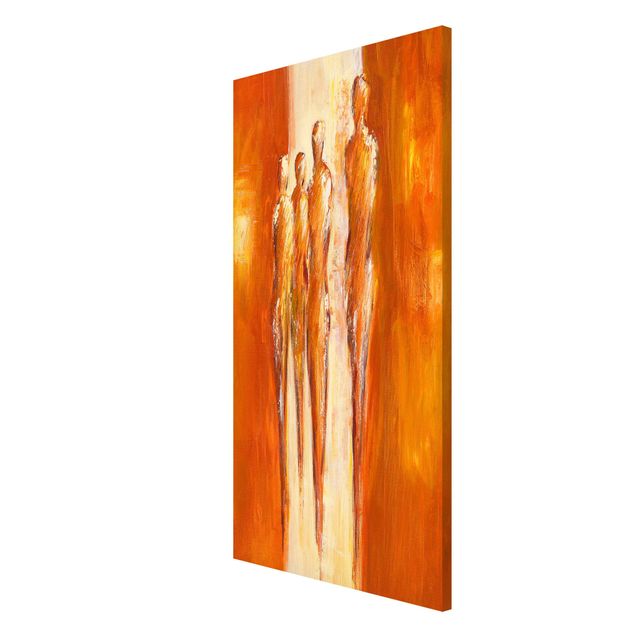 Cuadros abstractos Petra Schüßler - Four Figures In Orange 02