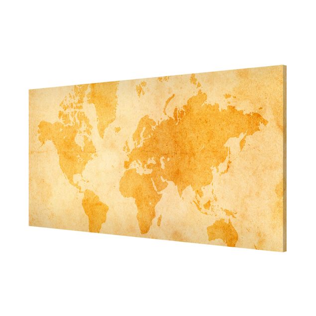Cuadro mapa del mundo Vintage World Map