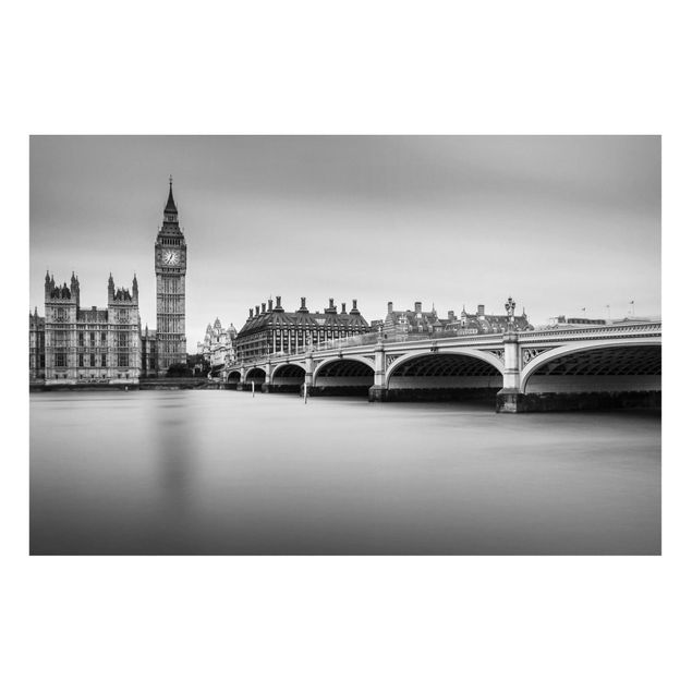 cuadros-arquitectura-skyline-londres Westminster Bridge And Big Ben