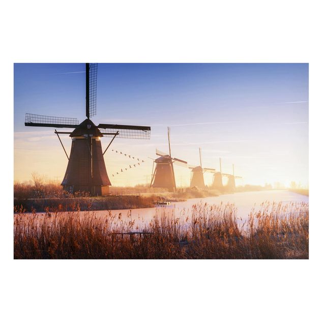 Cuadros naturaleza Windmills Of Kinderdijk